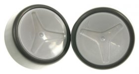 Philips Saeco Roller - 996510079457 Set Of 2 Bigwheels Incl Circlips