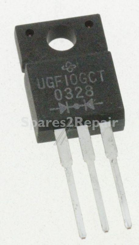 Samsung Diode - 0402-001546 Diode Rectifier Ugf10gct 400v 10a ito-22
