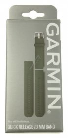 Garmin Wristbands For Smartwatch - 010-12924-11 Garmin Replacement Wristband 20mm Silicone Moss Gray-silver Buckle