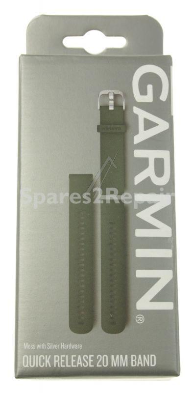 Garmin Wristbands For Smartwatch - 010-12924-11 Garmin Replacement Wristband 20mm Silicone Moss Gray-silver Buckle