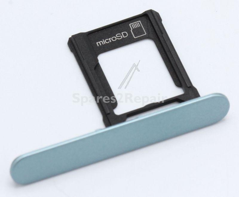 Sony Sim card Holder - 1310-0294 U50046941 Complete Blue Cover Tray