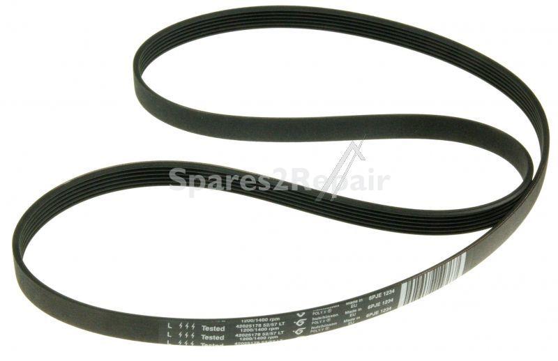 Poly v belt - 6epj1234 1024385 Splined 6pje1234 [Amica]