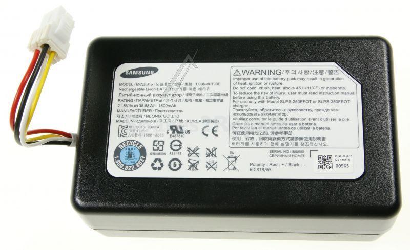 Samsung Vacuum Cleaner Battery - Dj96-00193e Assembly Battery Li Ib li-ion 21 6v 2200mah