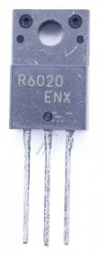 Rohm Semiconductor Mos Fet Transistor - R6020 N-kanal Mosfet, 600v 20a, To-220fm