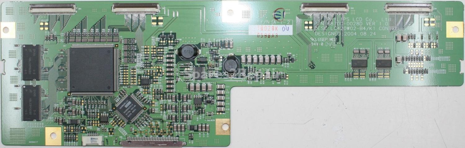Atec AV420D - LVDS - 6871L-0598A - 6870C-0028D - Ver 1.0 - LC420W02-B4 K1 CONTROL PCB