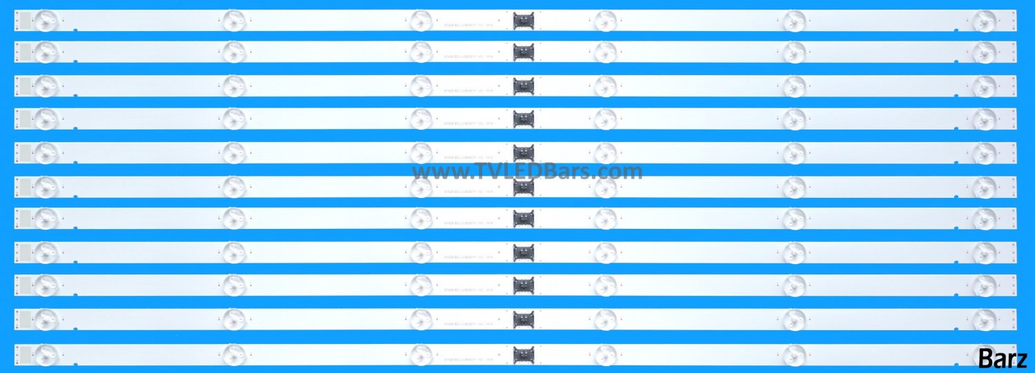 Barz LED Backlight Array Sony KD-65XH8096 KD-65XH8196 KD-65X85J KD-65XH8077 65" YSAS065CNO01 YDBM065CCS01 LB6507Y V0_06 12pcs