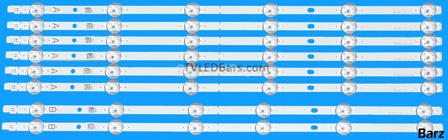 Barz LED Backlight Array Vestel VES490QNYL VES490QNYS VES490UNYL 49" JL.D49061330 / SVV490A69 6xA 2xB