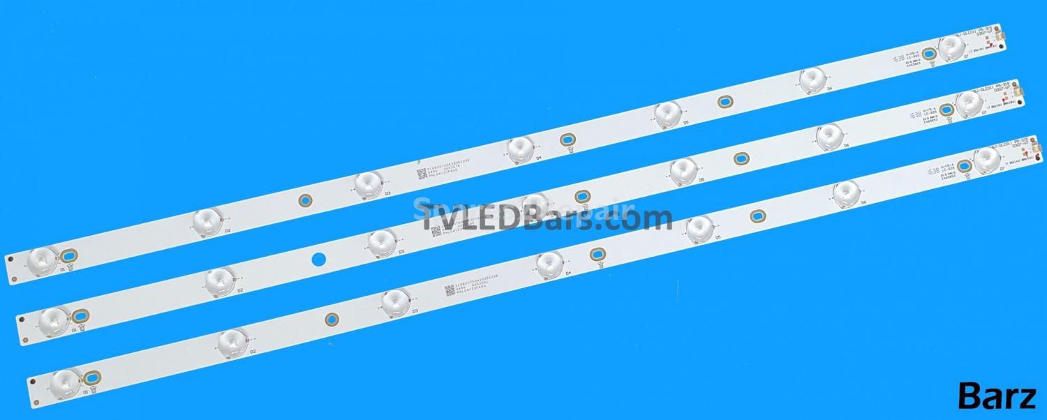 TPV for Philips LED Backlight Array Philips TPT315B5 32" GJ-2K15 GJ-2K16 D2P5-315 D307-V1.1 3pcs