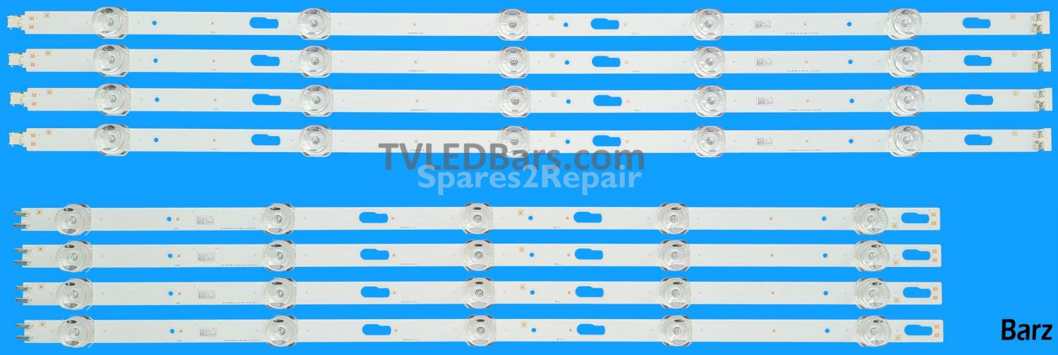 Samsung Barz LED Backlight Array Samsung BN96-50315A + BN96-50316A 55" CY-GT055HGLV1H CY-GT055HGLV3H CY-GT055HGEV1H 8pcs