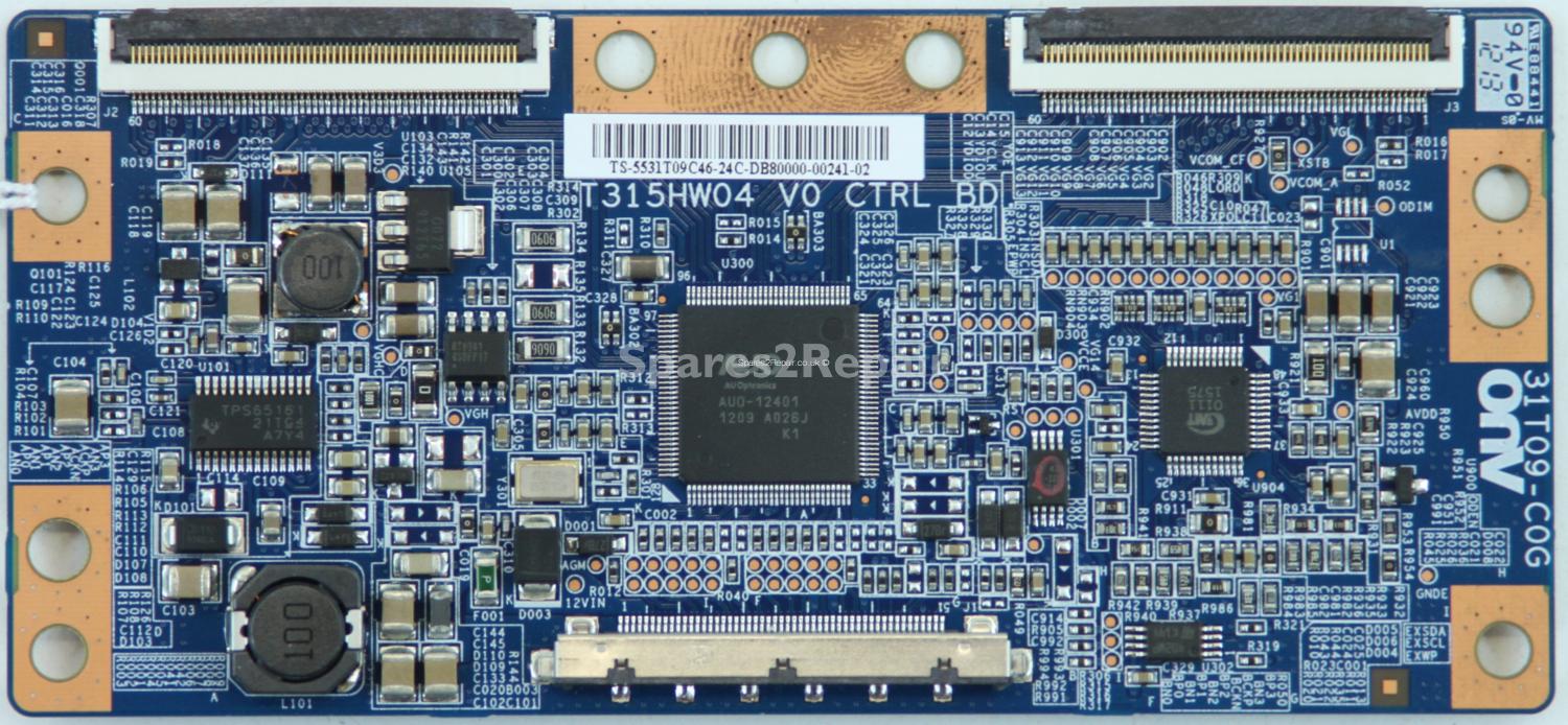 Celcus LCD32S913HD - T-Con - 55.31T09.C46 - 31T09-C0G - T315HW04 V0 CTRL BD