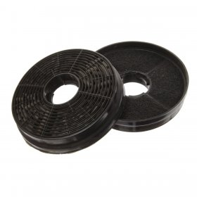 Compatible for Logik, ElectriQ, PKM ‘CF130 Type’ Carbon Charcoal Cooker Hood Filters (105mm) (Pack of 2)