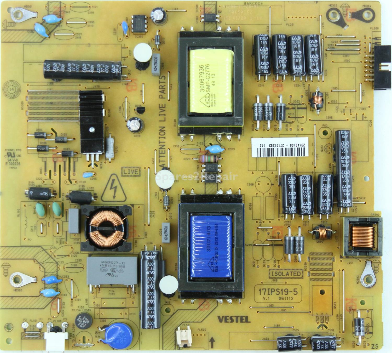 Vestel 32 Inch - PSU - 23149106 - 17IPS19-5 V.1 - 061112