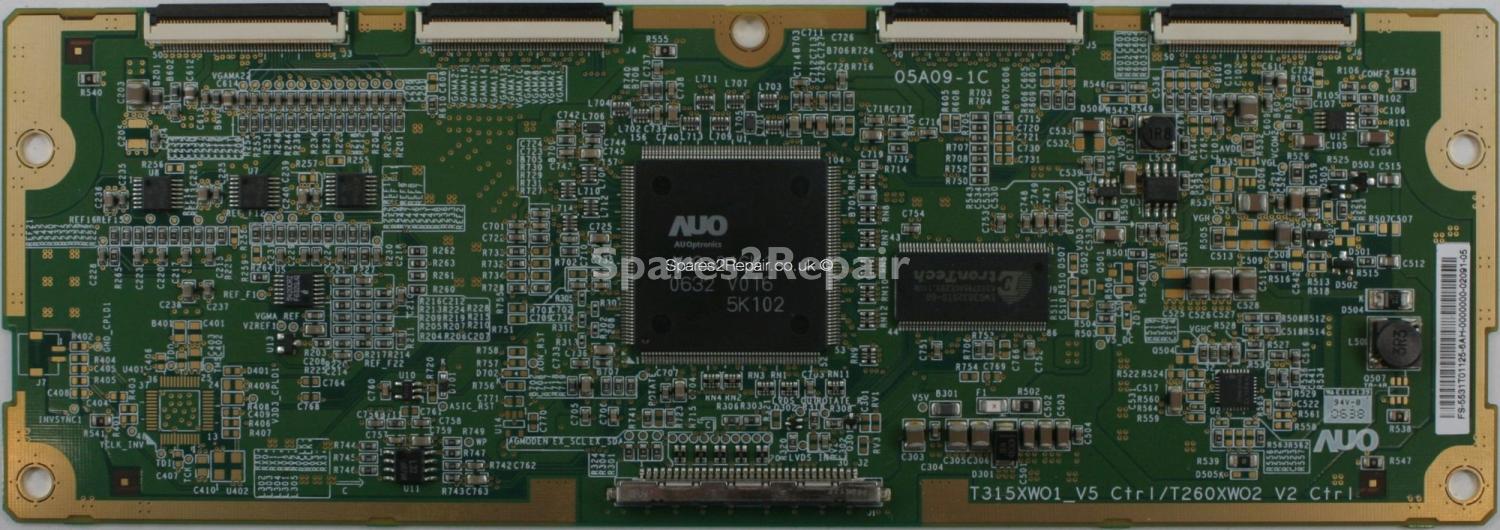 Viewsonic N3260w - LVDS - 05A09-1C - 55.31T01.125 - T315XW01_V5 Ctrl - T260XW02 V2 Ctrl